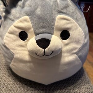Squishmallows Gray and White Stuffed Animal